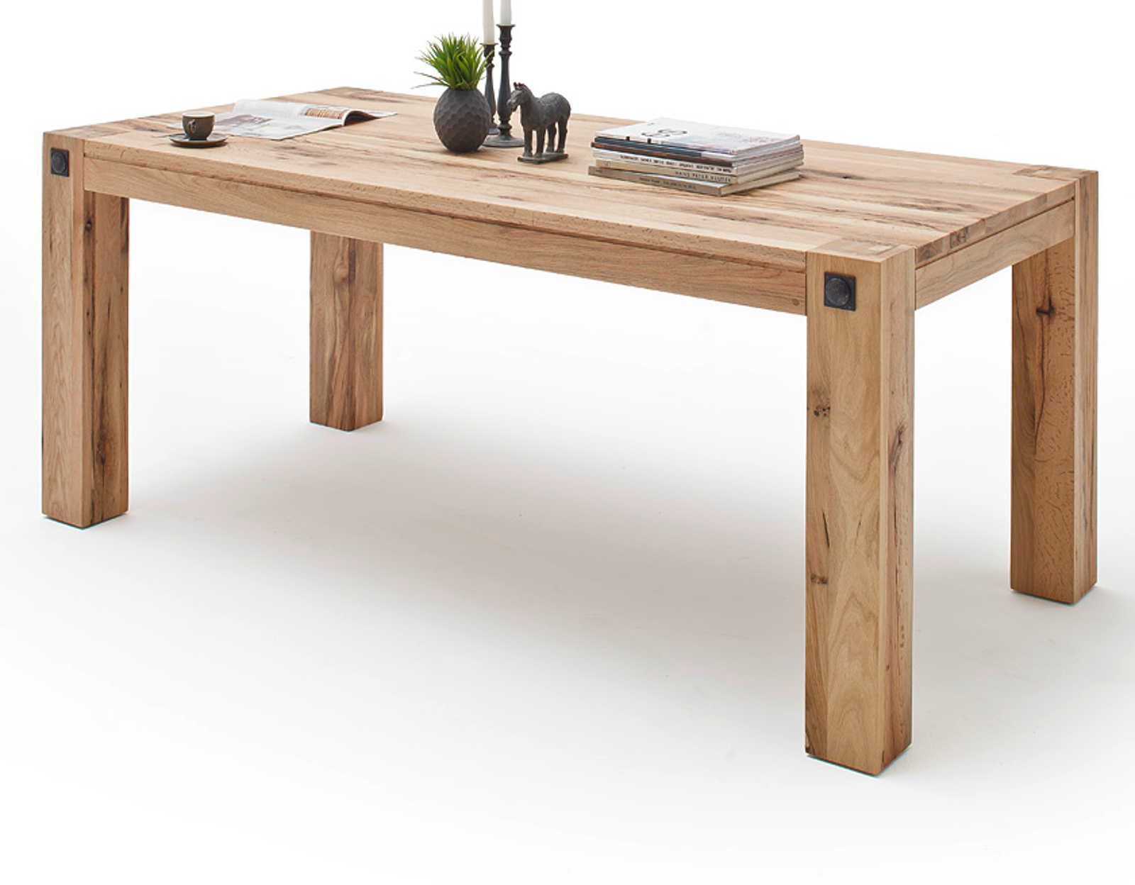 Esstisch Leeds Wildeiche Massiv 180 Cm
