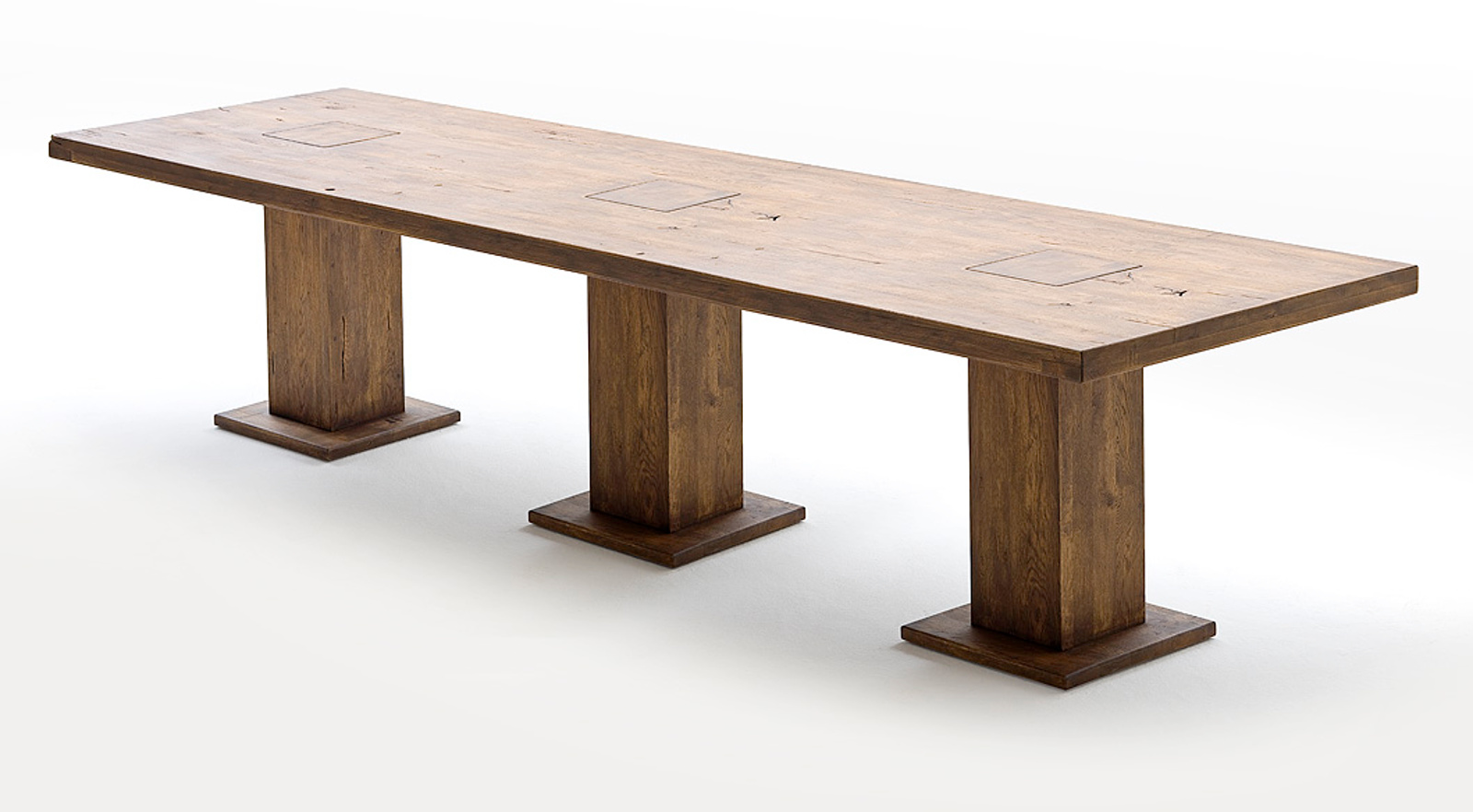 Saulentisch Manchester Eiche Bassano Massiv 400 Cm