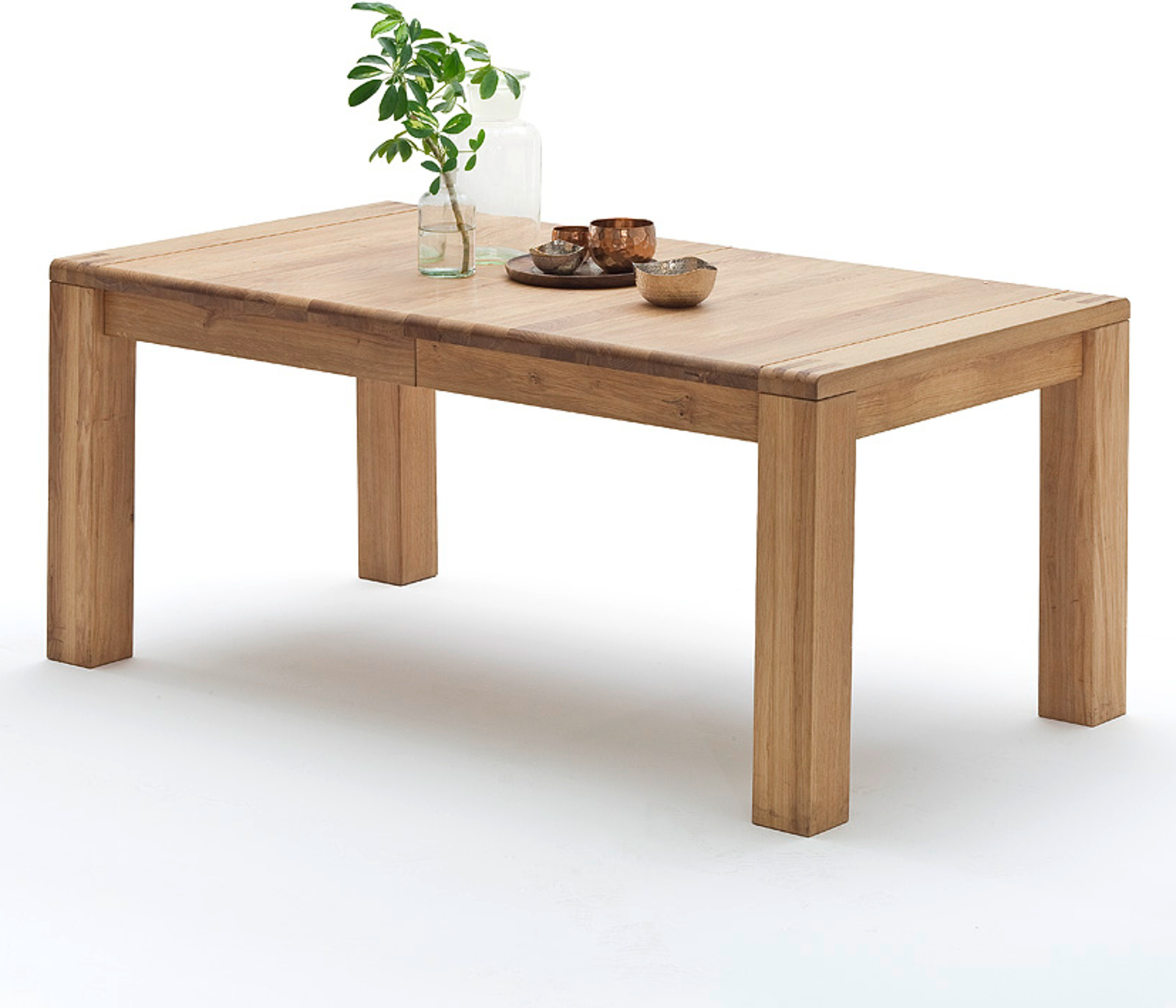 Esstisch Anton Eiche Bianco massiv geölt 140 cm