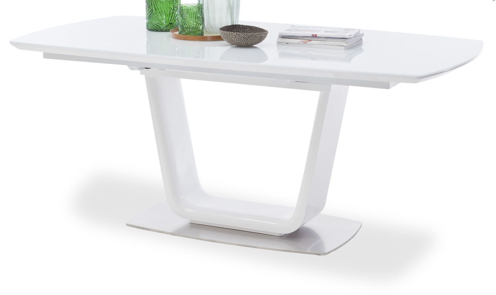 Esstisch Xander In Hochglanz Weiss Lack 180 Cm