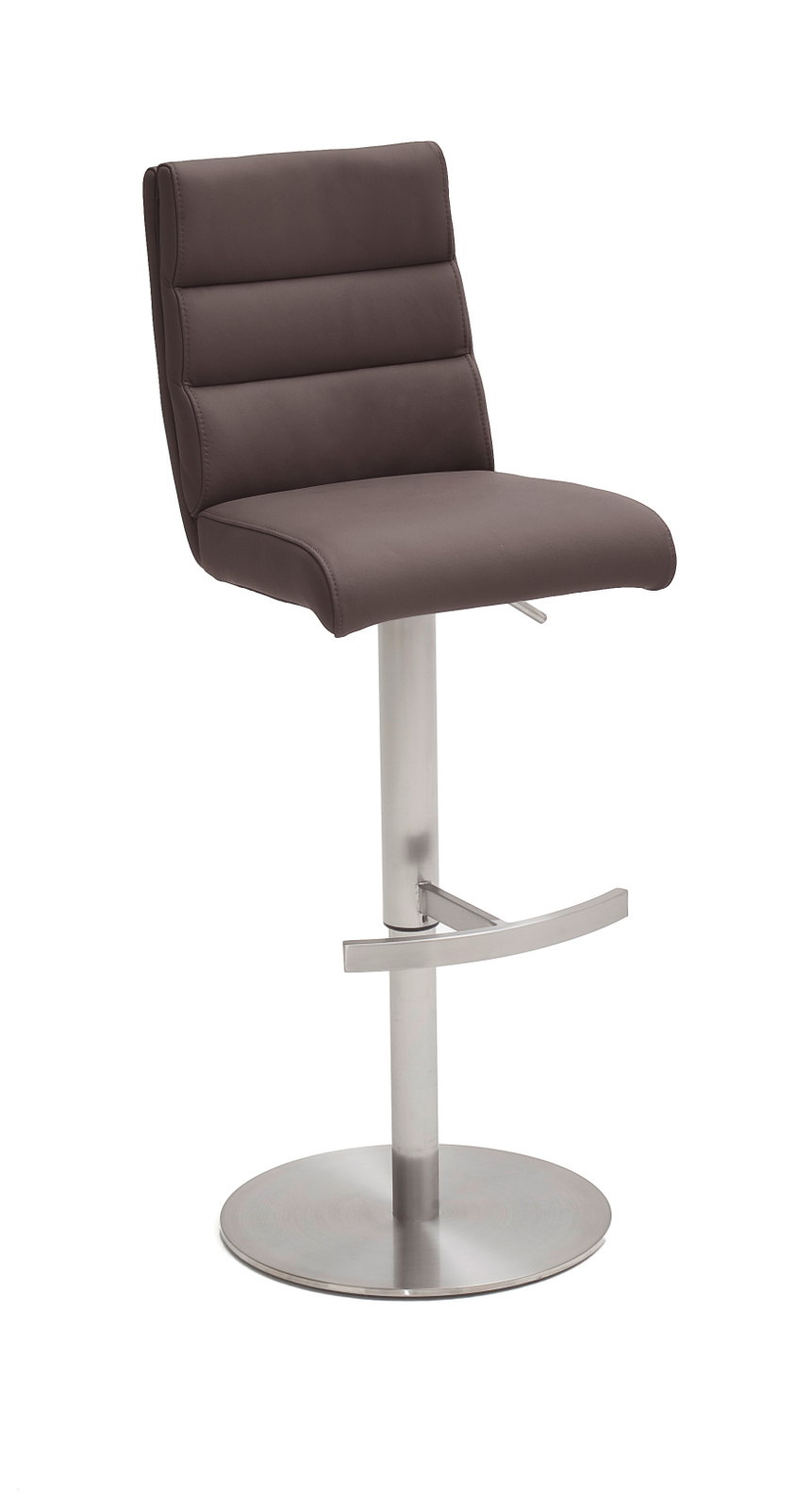 Barstuhl Giulia braun echt Leder höhenverstellbar