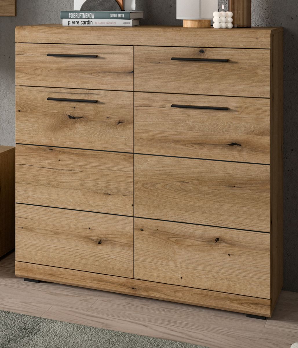 Inn.Furn Schuhschrank Shawn In Evoke Eiche 90 Cm