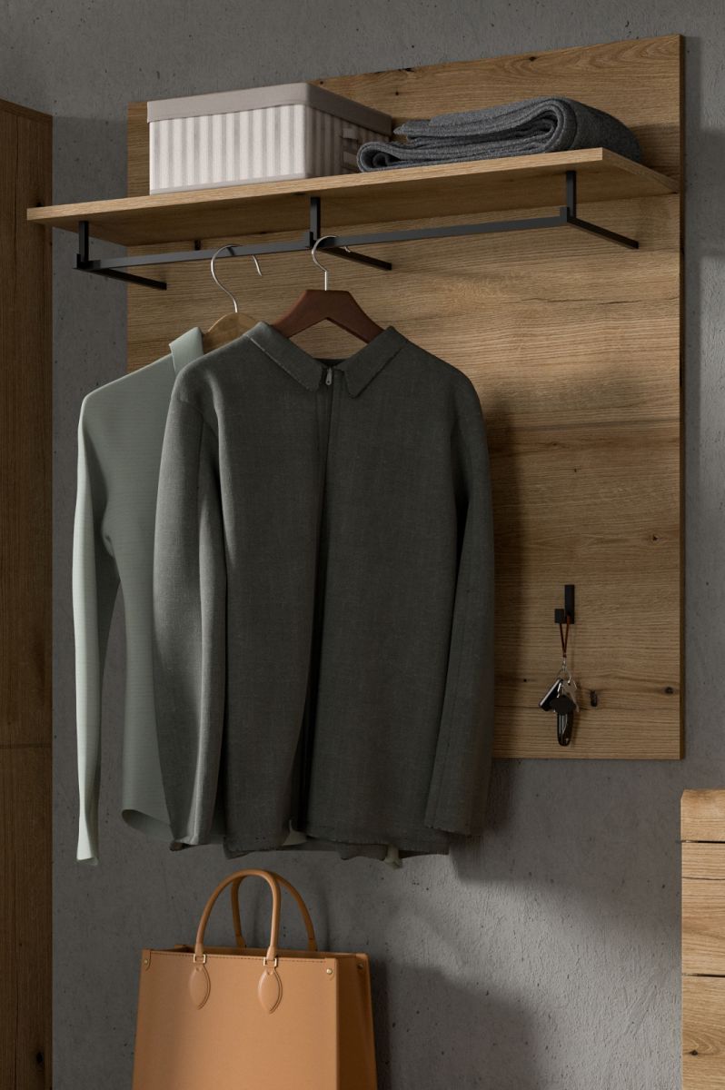 Inn.Furn Garderobenpaneel Shawn In Evoke Eiche 90 Cm