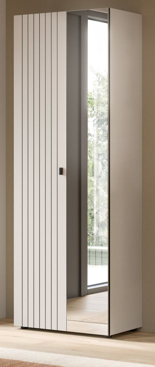 Inn.Furn Garderobenschrank Loreno In Kaschmir Mit Spiegel 70 X 192 Cm