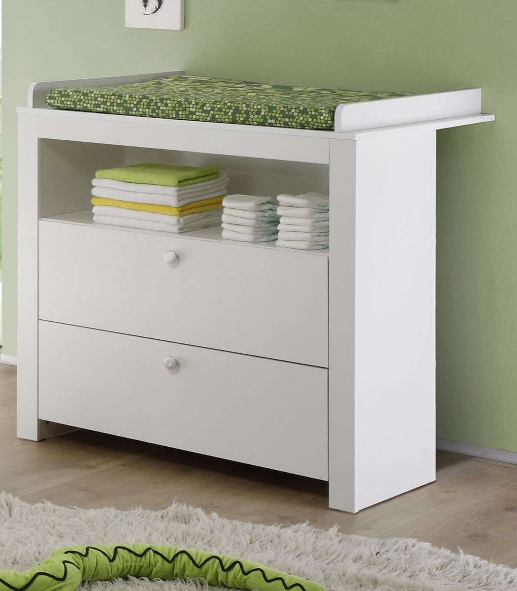 trendteam Wickelkommode Olivia In Weiß 96 X 111 Cm