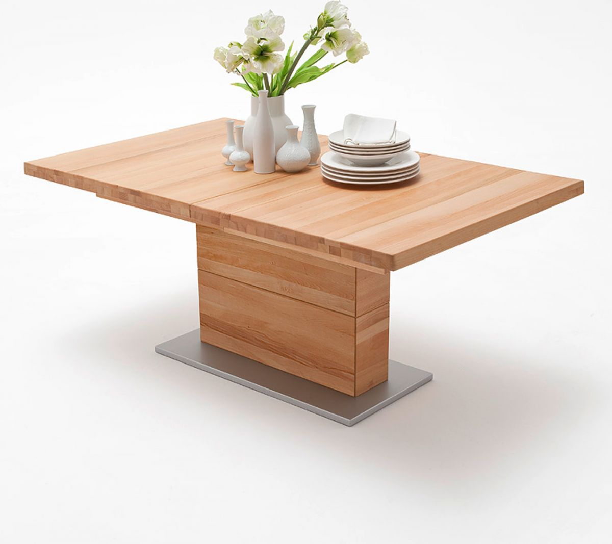 MCA Furniture Esstisch Corato Kernbuche massiv geölt 140 cm