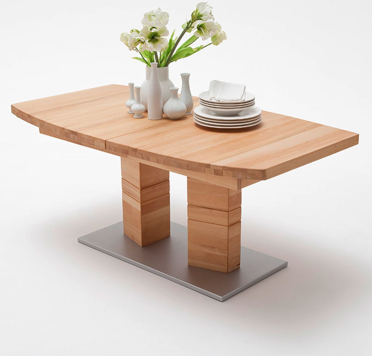 MCA Furniture Esstisch Cuneo Kernbuche massiv geölt 180 cm