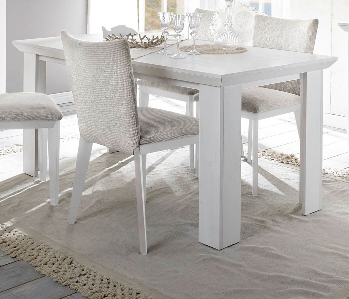 pinie Esstische online kaufen | Möbel Suchmaschine Esstisch Esszimmer Tisch weiß Pinie Shabby Holztisch
