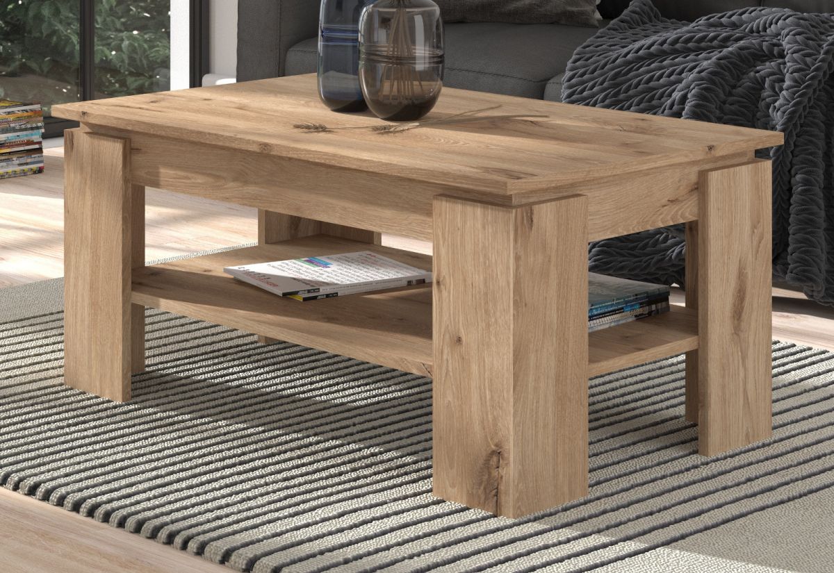 Inn.Furn Couchtisch Selen In Eiche 100 X 60 Cm