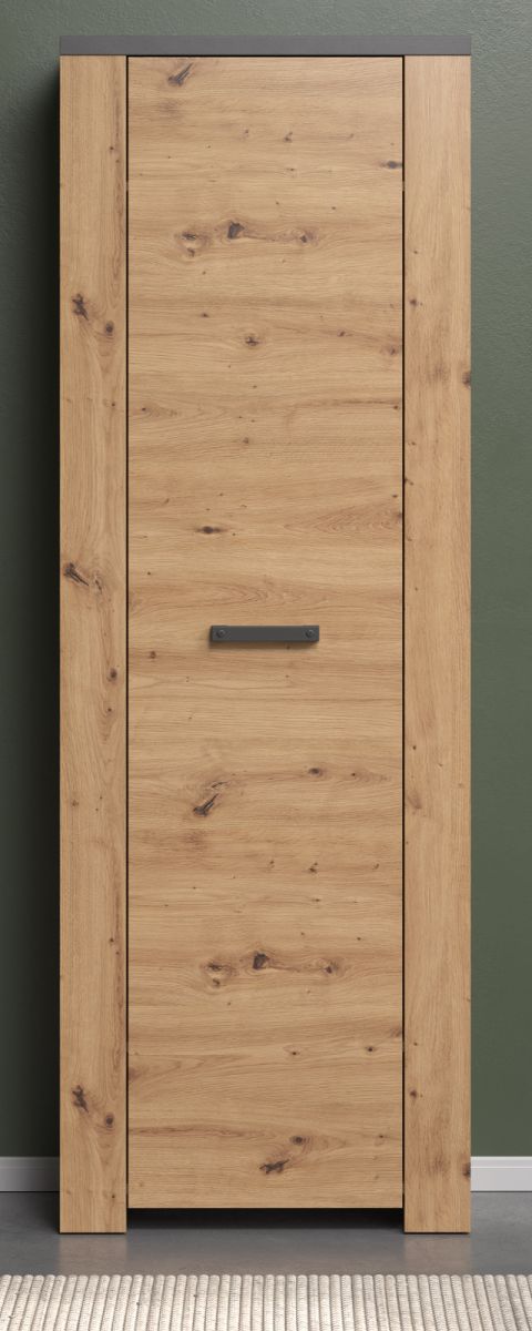 Garderobe Next In Schwarz/Eiche Artisan Online Kaufen Mömax
