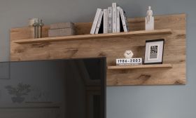 Wandpaneel Legano in Nox Eiche Wandregal 160 x 60 cm Wandpaneel Legano in Nox Eiche Wandregal 160 x 60 cm