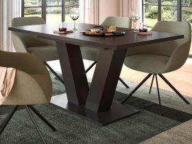 Esstisch Home-X in grau Tisch ausziehbar 150 - 190 cm Esstisch Home-X in grau Tisch ausziehbar 150 - 190 cm