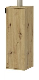 Schuhschrank Line-Up in Artisan Eiche Mehrzweckschrank 30 x 99 cm