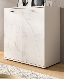 Kommode Marble in weiß Marmor Sideboard 86 x 88 cm, mit Soft-Close Kommode Marble in weiß Marmor Sideboard 86 x 88 cm, mit Soft-Close