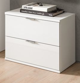 Garderobe Sitzbank SystemX in weiß Hochglanz Schuhschrank 52 x 42 cm Garderobe Sitzbank SystemX in weiß Hochglanz Schuhschrank 52 x 42 cm