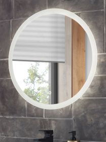 Badezimmer Spiegel Glide mit LED Beleuchtung und Touchschalter rund 60 cm