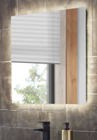 Badezimmer Spiegel Glide mit LED Beleuchtung und Touchschalter 80 cm