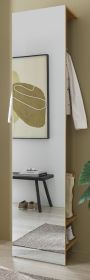 Garderobe Center in Evoke Eiche Kompaktgarderobe mit Spiegel 50 x 200 cm Garderobe Center in Evoke Eiche Kompaktgarderobe mit Spiegel 50 x 200 cm