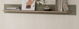 Wandboard Finnes in Salbei und Eiche Wandregal skandinavisch 150 cm