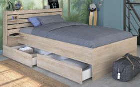 Parisot Kinder- und Jugendzimmer Stauraumbett Escale7 in Eiche japanisch Bett Liegefläche 120 x 200 cm Parisot Kinder- und Jugendzimmer Stauraumbett Escale7 in Eiche japanisch Bett Liegefläche 120 x 200 cm