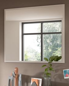 Garderobenspiegel Skid in Kaschmir Sand Flur Spiegel 80 x 70 cm