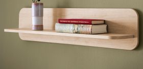 Wandboard Elverum in Eiche natur Wandregal skandinavisch 90 cm