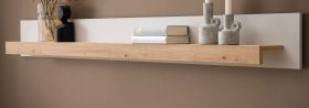 Wandboard Kiruma in Kaschmir und Artisan Eiche Wandregal 189 cm