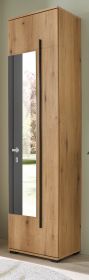 Schuhschrank mit Spiegel Design-D in Evoke Eiche 50 x 200 cm