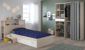 Parisot Kinder- und Jugendzimmer Set 3-teilig Charly23 in Akazie und wei�