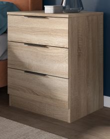 Nachttisch Swan in Sonoma Eiche Nachtkommode in Komforth�he 45 x 60 cm