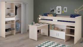 Parisot Kinder- und Jugendzimmer Set 2-teilig Charly22 in Akazie und wei�