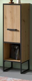 Badezimmer Kommode Scana in Artisan Eiche Badkommode 30 x 101 cm, Soft-Close