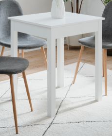 Esstisch Prag in wei� 60 x 67 cm