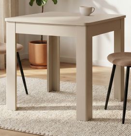 Esstisch Bergen in Samt K�chentisch mit Schubkasten 80 x 80 cm