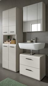 Badm�bel Set 3-teilig Cover in Kaschmir 135 x 185 cm, mit 4-t�rigem Hochschrank