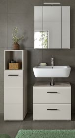 Badm�bel Set 3-teilig Cover in Kaschmir Badkombination 105 x 185 cm