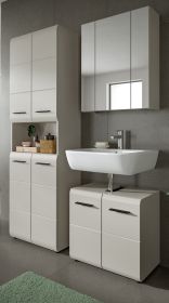 Badm�bel Set 3-teilig Cover in Kaschmir 135 x 185 cm, mit 4-t�rigem Hochschrank