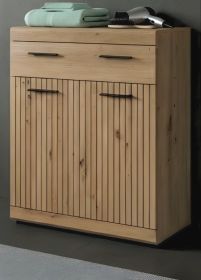 Badezimmer Kommode Shawn in Artisan Eiche Badschrank 74 x 88 cm