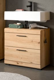 Waschbeckenunterschrank Shawn in Artisan Eiche Badezimmer Unterschrank 60 cm