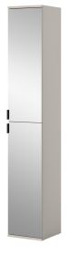 Stauraumschrank Line-Up in Kaschmir Flurschrank mit Spiegel 30 x 193 cm