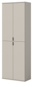 Garderobenschrank Line-Up in Kaschmir Schuhschrank 61 x 193 cm