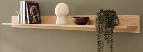 Wandboard Ingar in Eiche Wandregal 195 cm