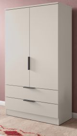 Kleiderschrank Swan in kaschmir W�scheschrank 2-t�rig 80 x 140 cm