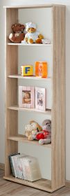 Standregal Superior in Sonoma Eiche Kinder-/Jugendzimmer B�cherregal 59 x 175 cm
