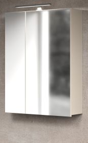 Badezimmer Spiegelschrank Celeste in Kaschmir Badschrank 2-t�rig 60 x 77 cm