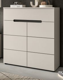 Flurkommode Cooper in Kaschmir Schuhschrank 80 x 94 cm, Soft-Close