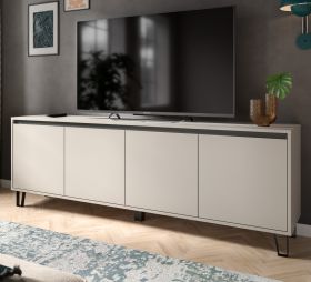 TV-Lowboard Delio in Kaschmir TV Unterschrank 184 cm, mit Soft-Close und Komforth�he