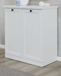 Kommode Baxter in weiß 81 x 88 cm im Landhausstil als Schuhschrank Kommode Baxter in weiß 81 x 88 cm im Landhausstil als Schuhschrank