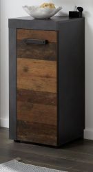 Badezimmer Unterschrank Cancun / Indy  in Old Used Wood und grau (36 x 81 cm) Badezimmer Unterschrank Cancun / Indy  in Old Used Wood und grau (36 x 81 cm)