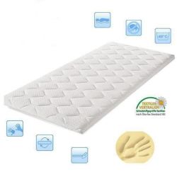Viscoschaum Topper Basic Pik von Luxform (100 x 200 cm) mit Kernhhe 6 cm